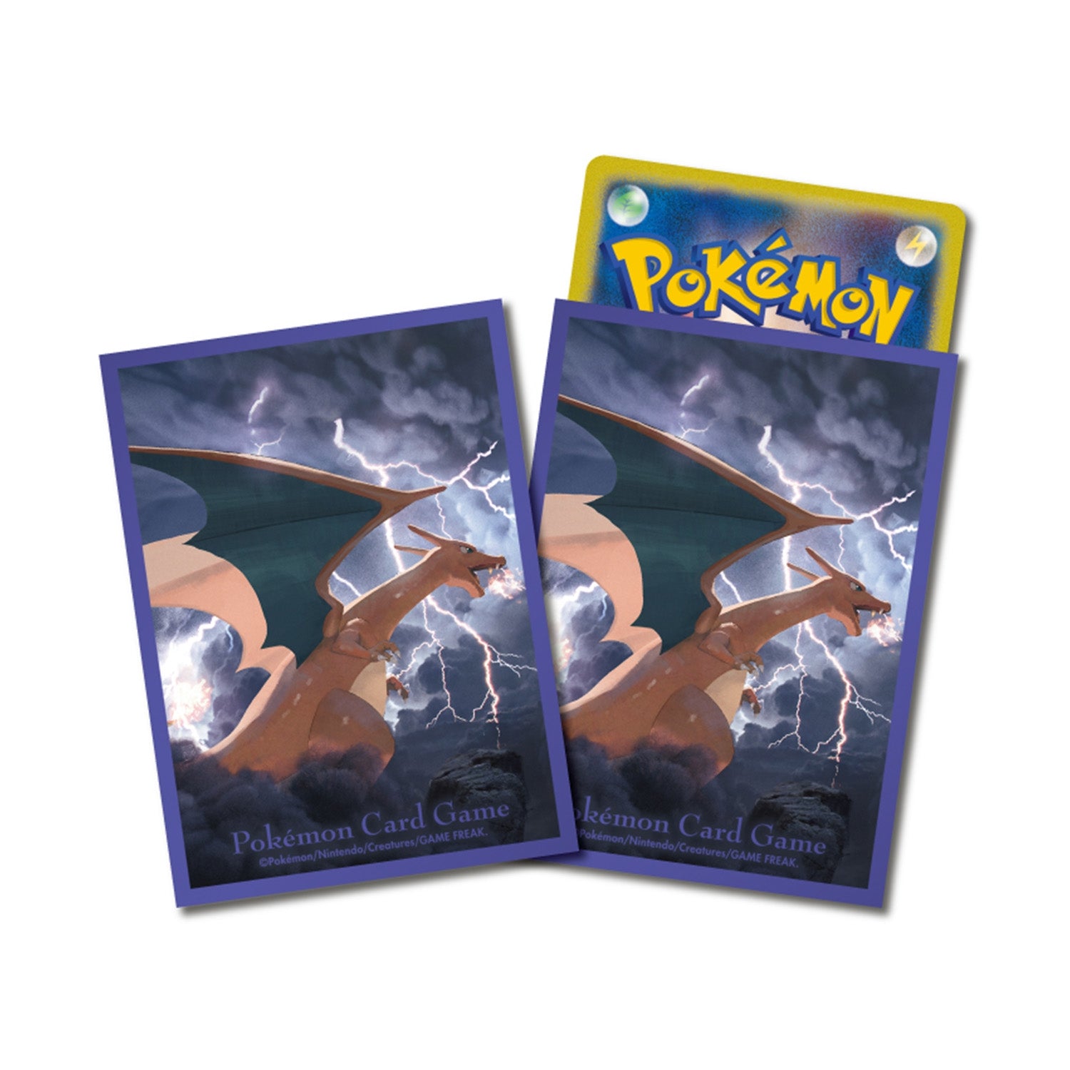 Sleeves Pokémon Center Dracaufeu (verso)