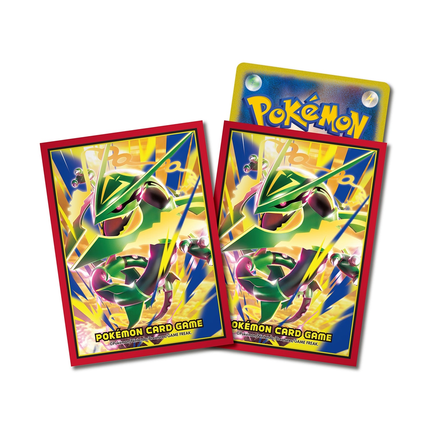 Sleeves Pokémon Center Méga-Rayquaza — visuel officiel
