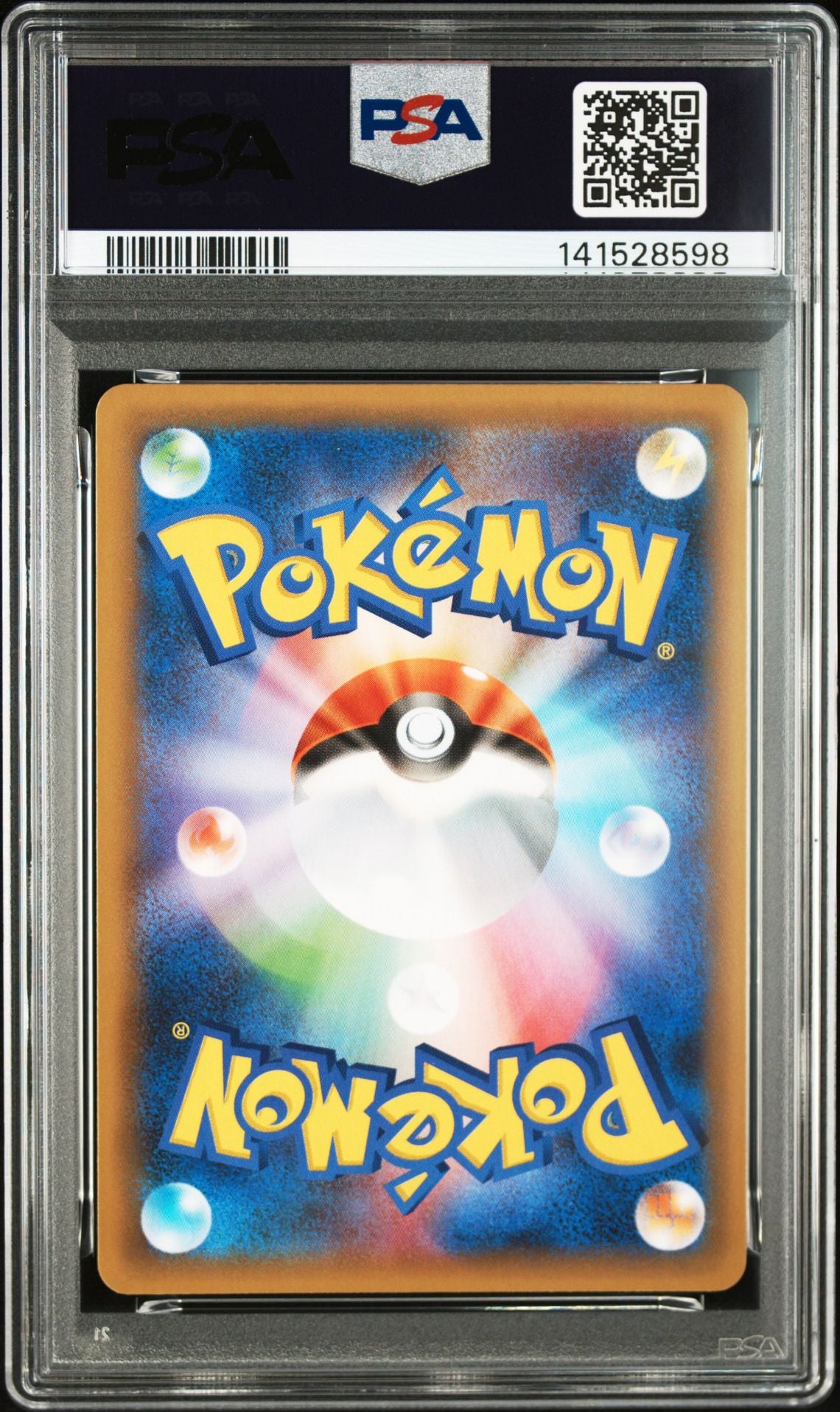 Noctali ☆ 012/025 Promo PSA 10 GEM-MT — verso du slab, cert 141528598