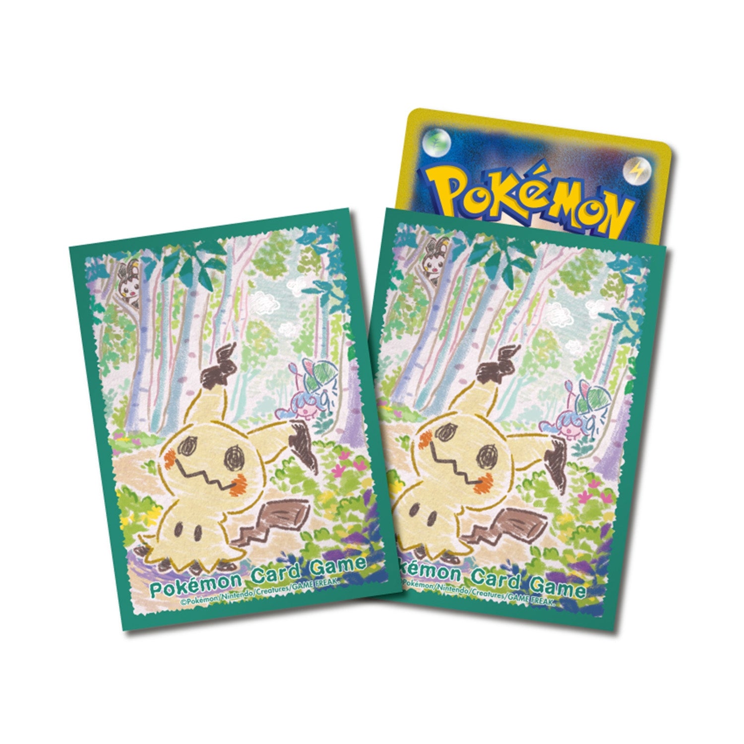Sleeves Pokémon Center Crayon Mimiqui (verso)