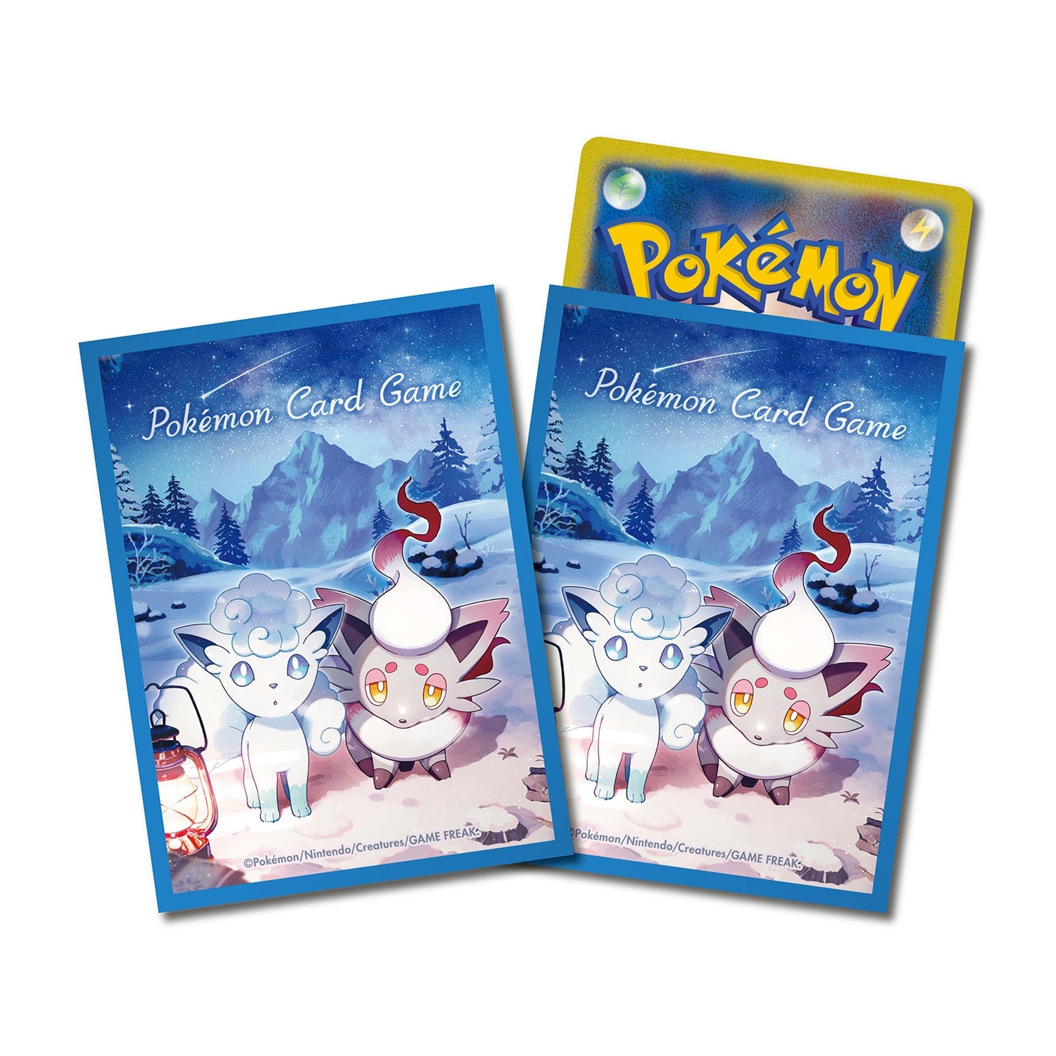 Sleeves Pokémon Center Snowy Gathering Premium Gloss (verso)