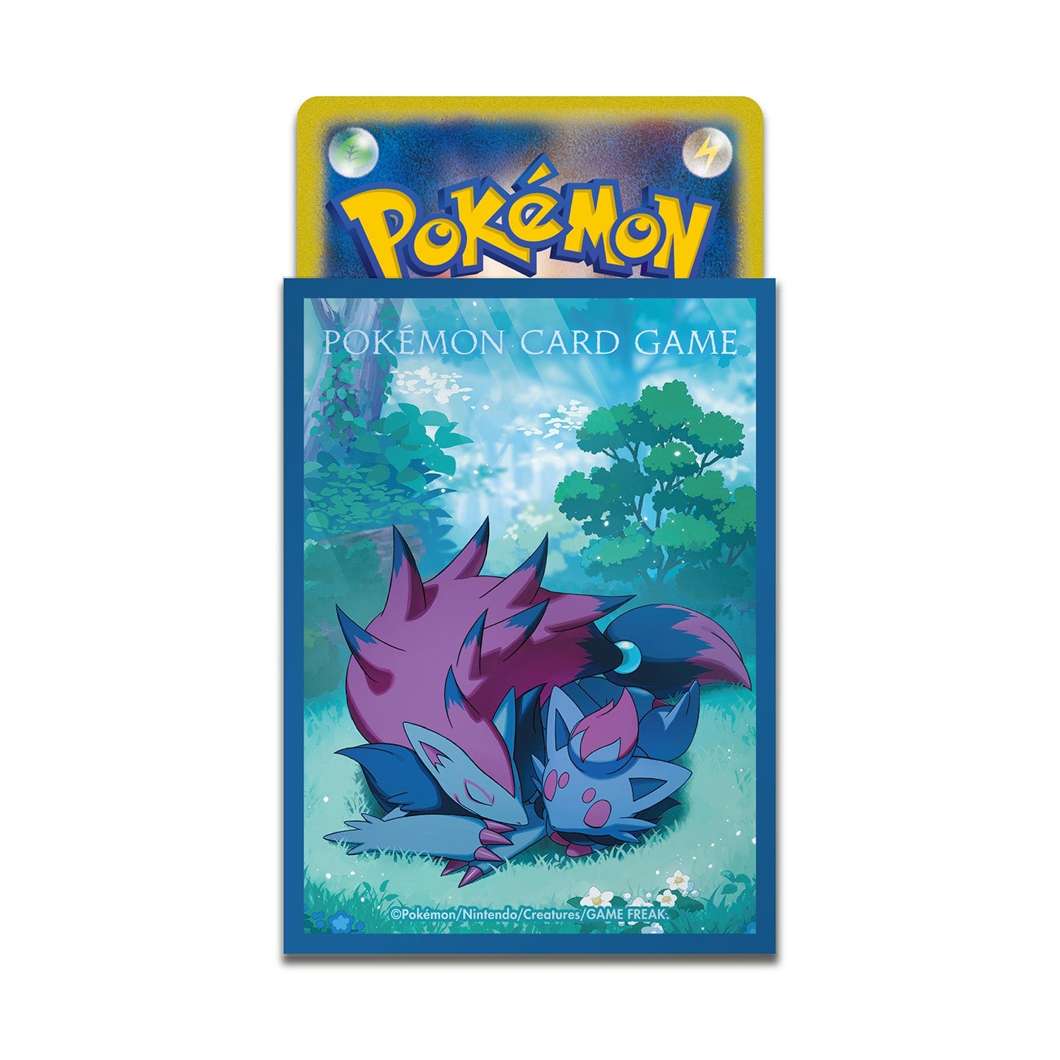 Sleeves Pokémon Center Zorua & Zoroark — visuel officiel