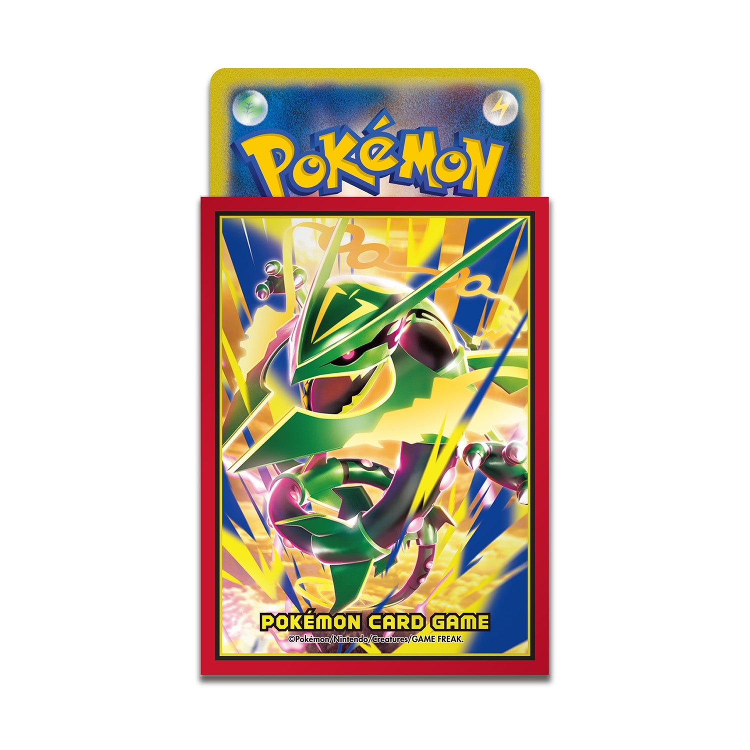 Sleeves Pokémon Center Méga-Rayquaza — visuel officiel