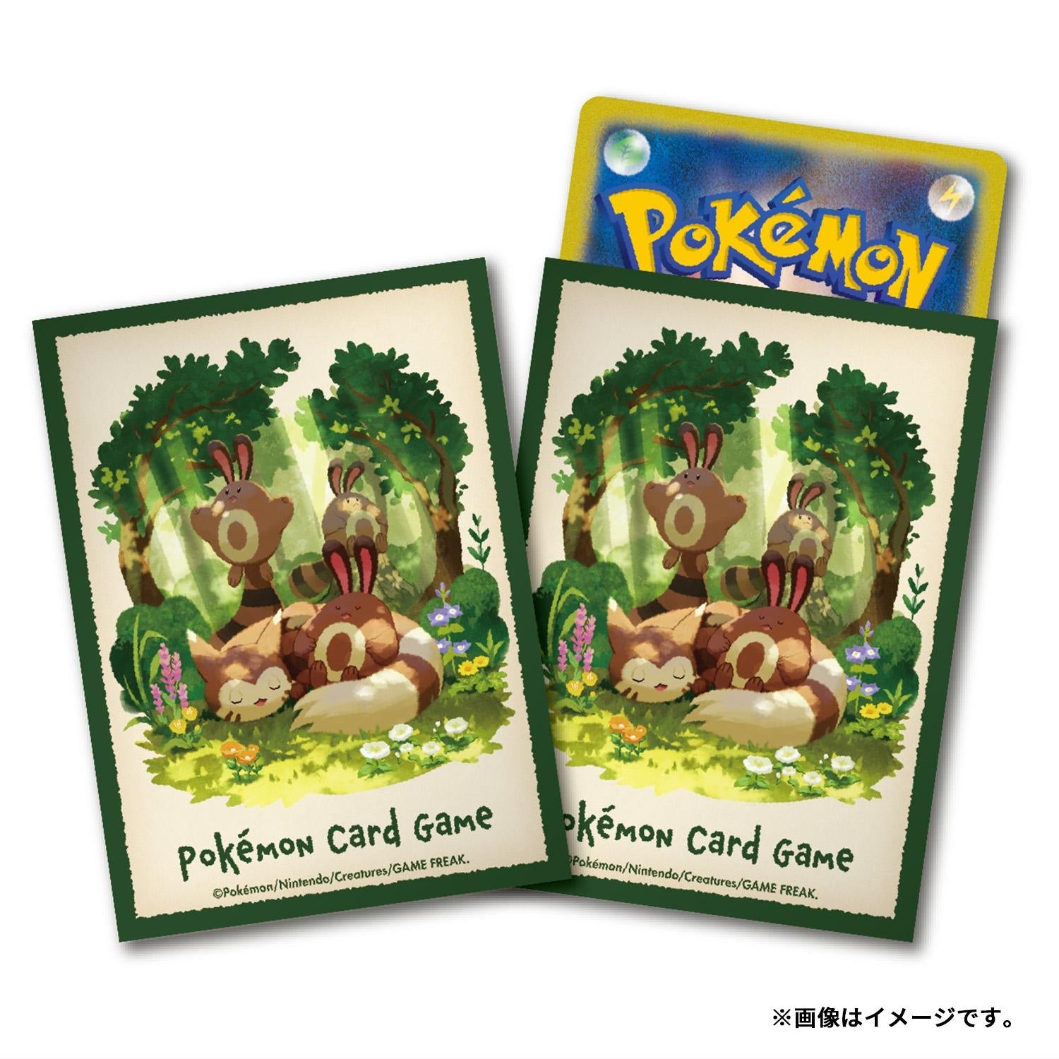 Sleeves Pokémon Center Fouinar & Fouinette (verso)