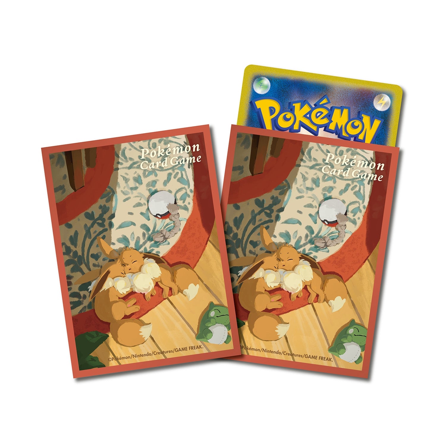 Sleeves Pokémon Center Évoli — visuel officiel