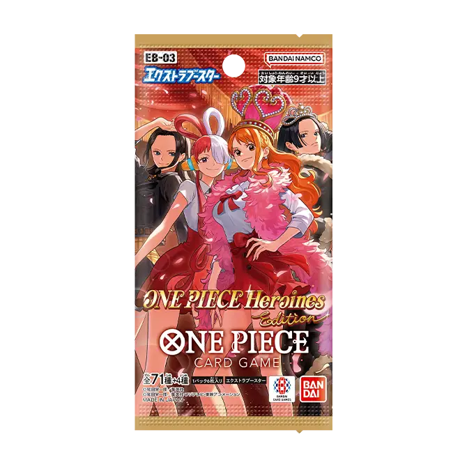 Booster One Piece EB-03 Heroines Edition — sachet japonais de 6 cartes