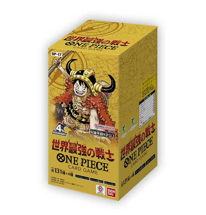 Display One Piece OP-17 The World's Strongest Warriors — boîte de 24 boosters japonais